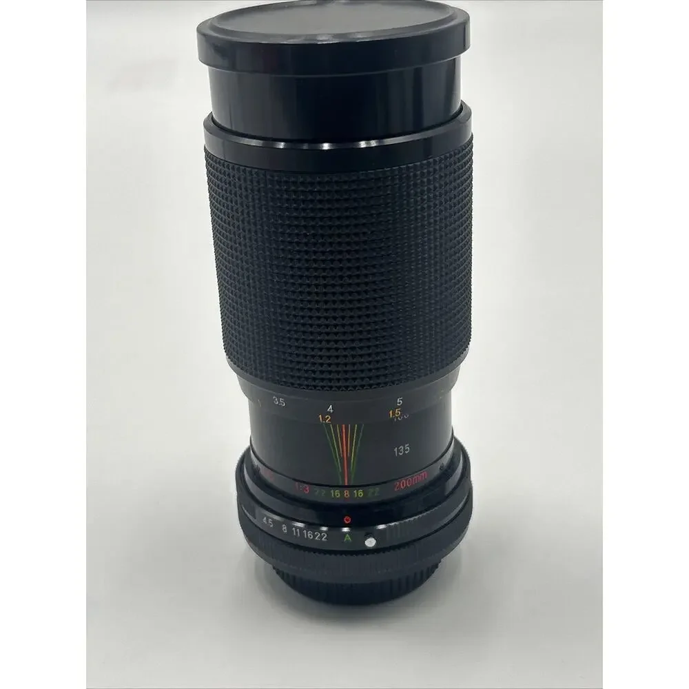 Canon Lens GEMINI 1:4.5 80-200mm MACRO MC ZOOM 55 Lens for Canon MADE IN JAPAN